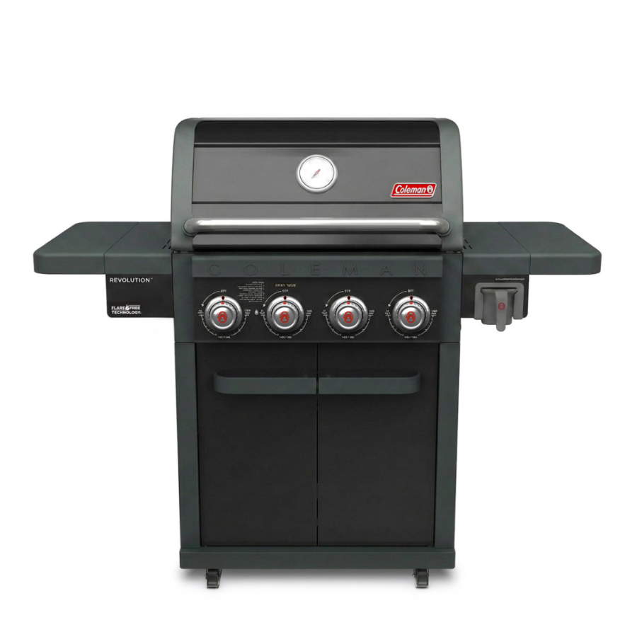 גריל גז 4 מבערים Coleman Pro Genius עם כירת צד G54534