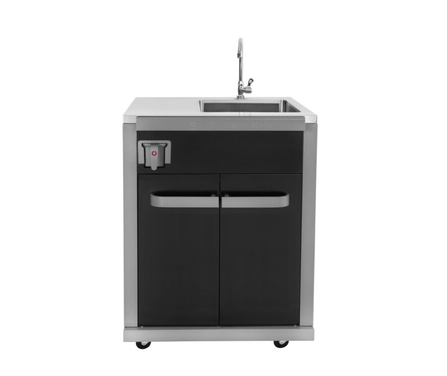 מטבח חוץ Coleman Revolution – גריל 2 מבערים נירוסטה G36321 + יחידת כיור + יחידת מקרר
